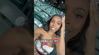 Stadium lights for the win 🏟️⚡️#goldenhour #fyp #blackwomen #explore