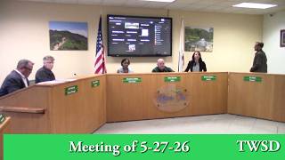 RSRPD Meeting of  5-27-26