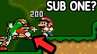 The Quest for Sub One Minute in Super Mario World