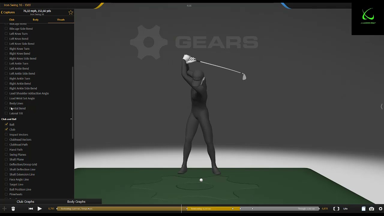 GEARS GOLF Fitting junior Un club trop lourd YouTube