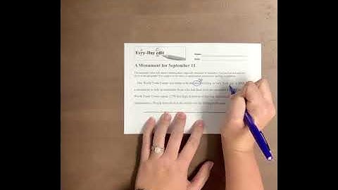 Modeling using the proofreading marks