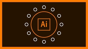 How to place shapes around a circle [ Illustrator Beginner Tutorial ]