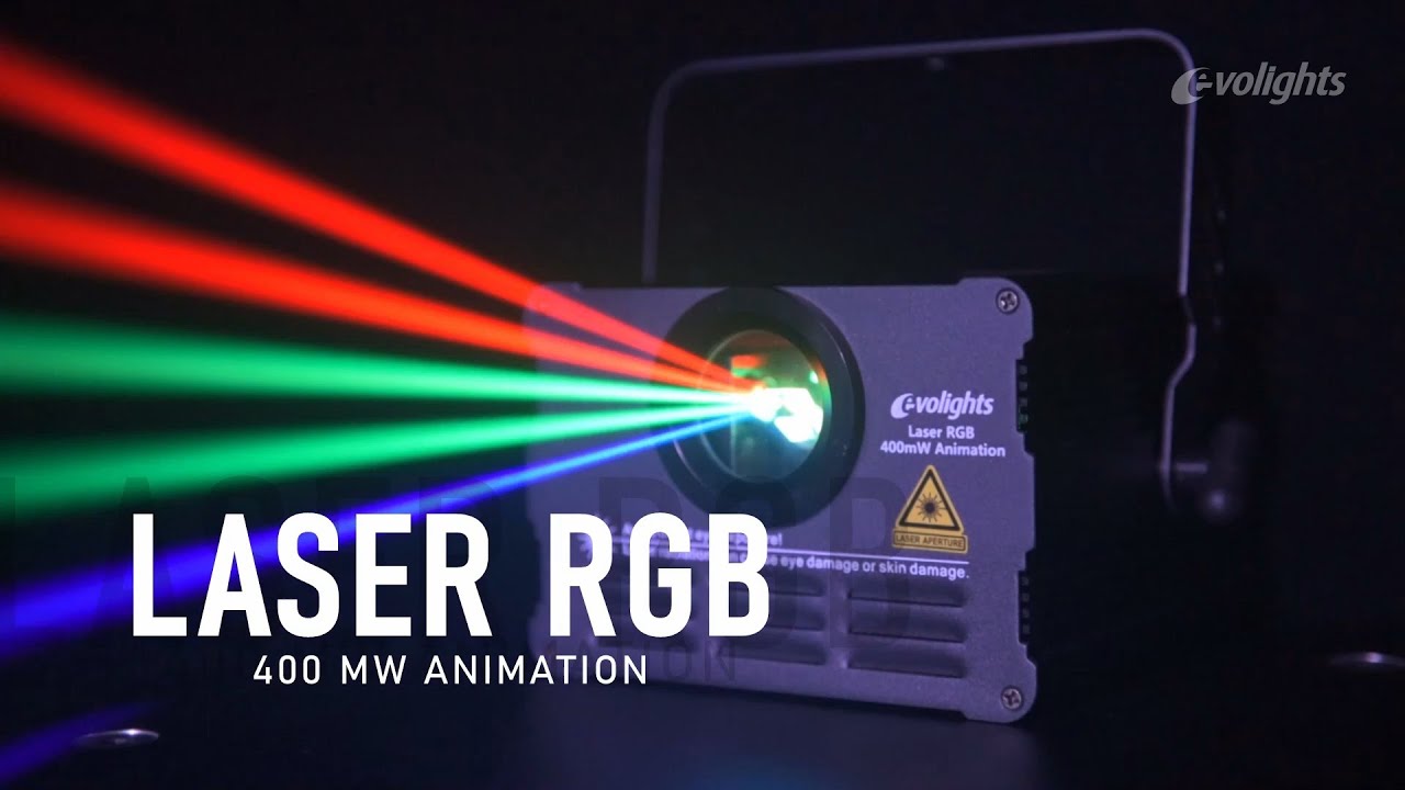 Evolights Laser RGB 400mW Animation