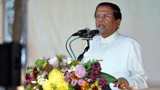 President Maithripala Sirisena Addressing The Commemorative Ceremony