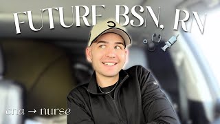 GOING BACK TO SCHOOL FOR NURSING | Why I Chose Accelerated BSN | From CNA to Nurse | Digital Baylie