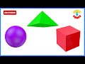 Shapes Name | Shapes Songs For Kids &amp; Children | Learning &amp; Education |  Square | Circle | Triangle