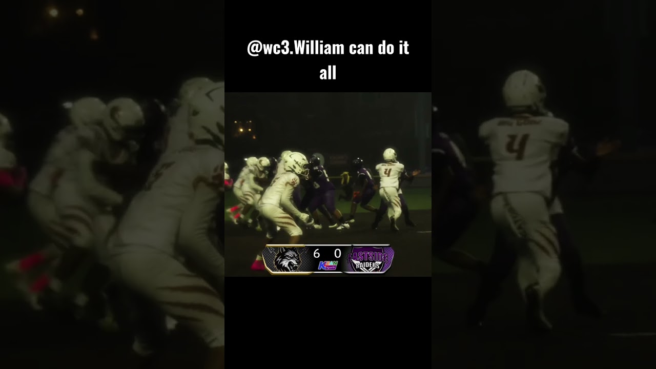 This kid got two picks, a passing td, #football #youthfootball