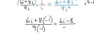 Ms. Shannon's Skills Video - Rationalizing complex numbers 2