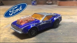 FORD WEEK DAY 1 - Matchbox No.MB10 Piston Popper Mustang - Custom Restoration