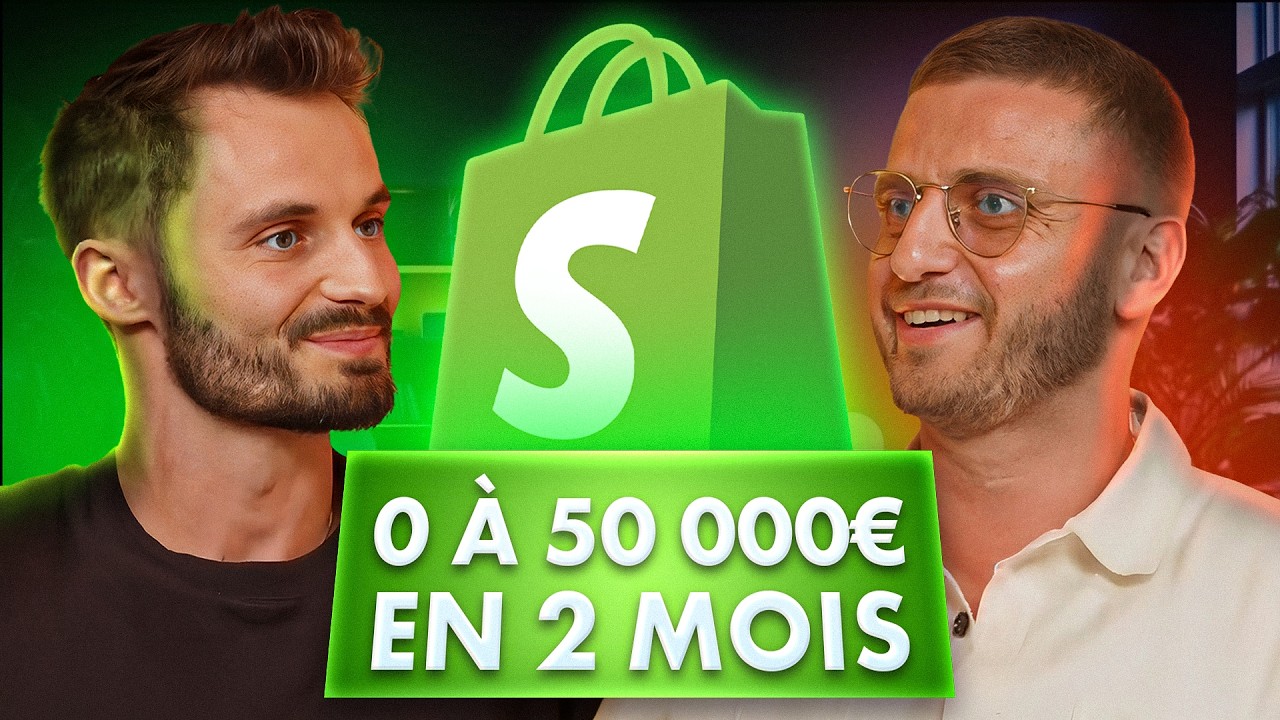 Blaise Keller face à Théo Ritzy, il raconte comment il est revenu au e-commerce et a fait 54 000€ en 2 mois avec une boutique en ligne cosmétique