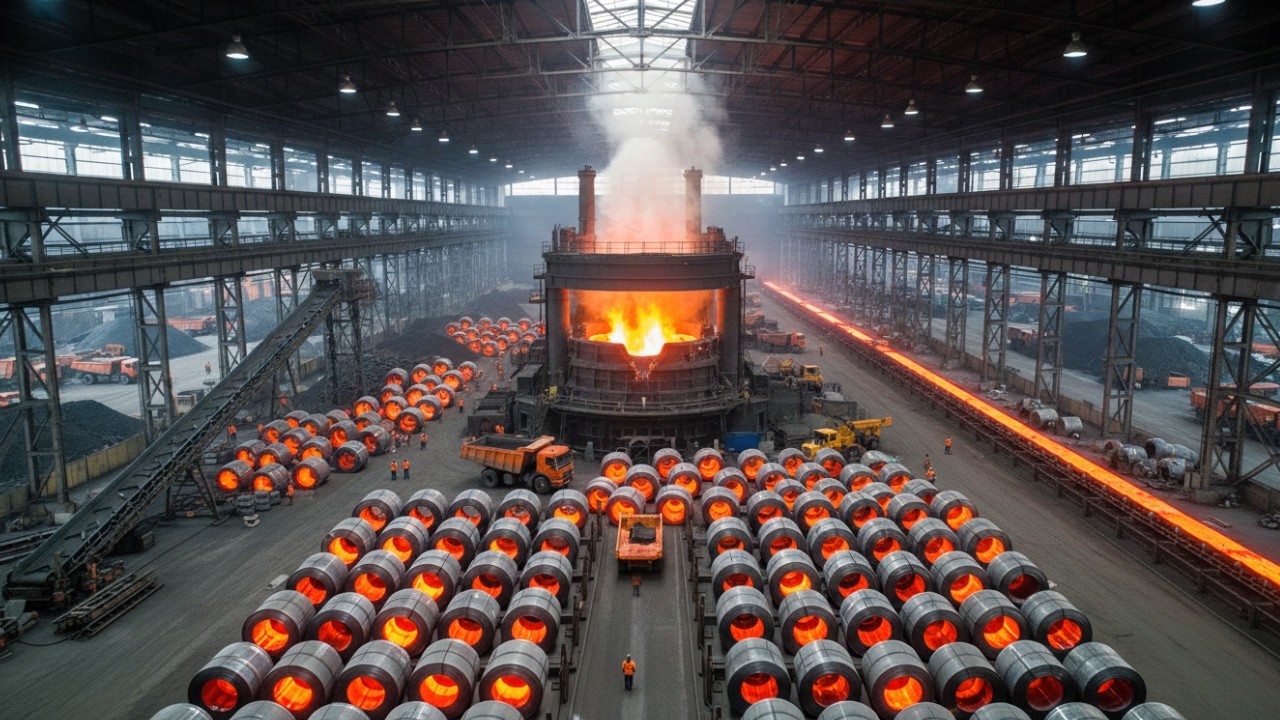 Inside the Steel Factory: How Millions of Tons of Iron Are Turned Into Wire Rods