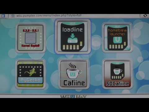 PumpleX WiiU HaX Exploit Menu 2.0.0 - 5.5.1 2016
