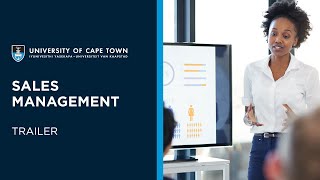 UCT Sales Management Online Short Course | Trailer