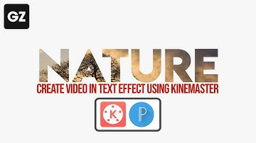 Video in text effect Tutorial ||Kinemaster||Pixellab - Graphizz