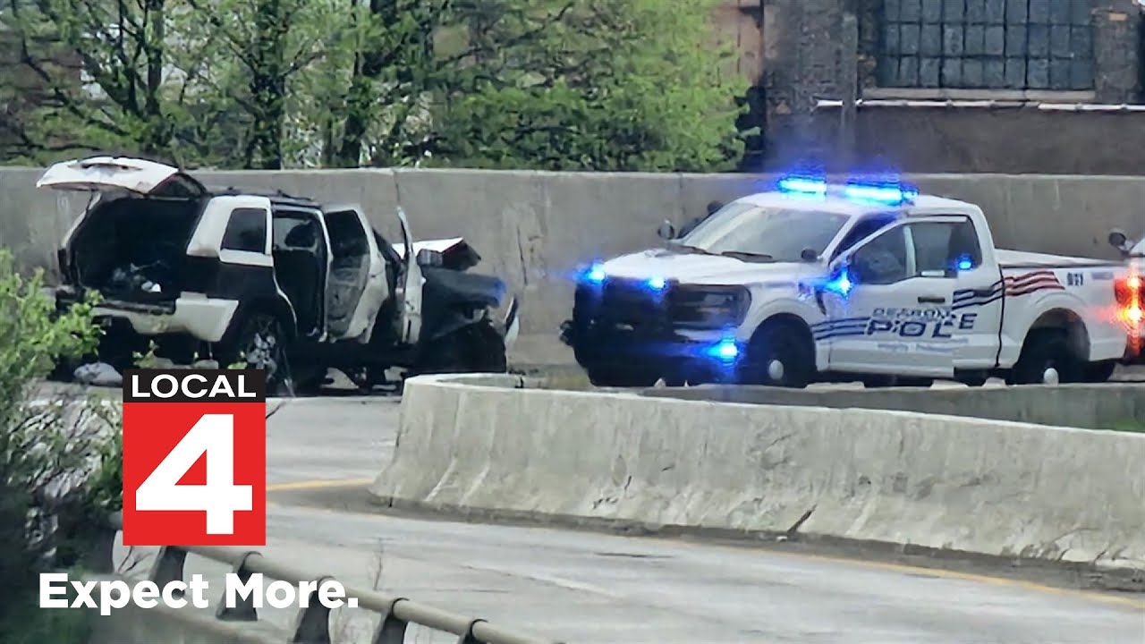 Man wanted in non-fatal shooting arrested after crashing car during Detroit police chase