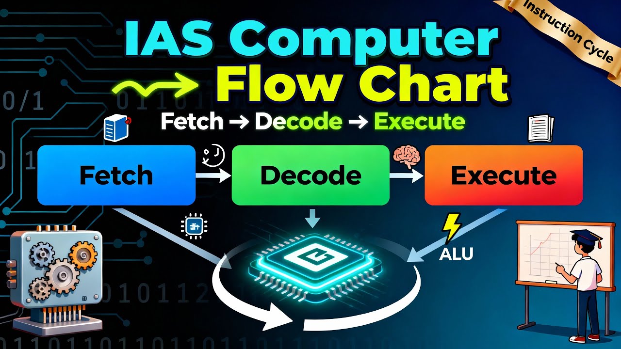 The Flow That Powers Every Computer | IAS Instruction Cycle Explained ...