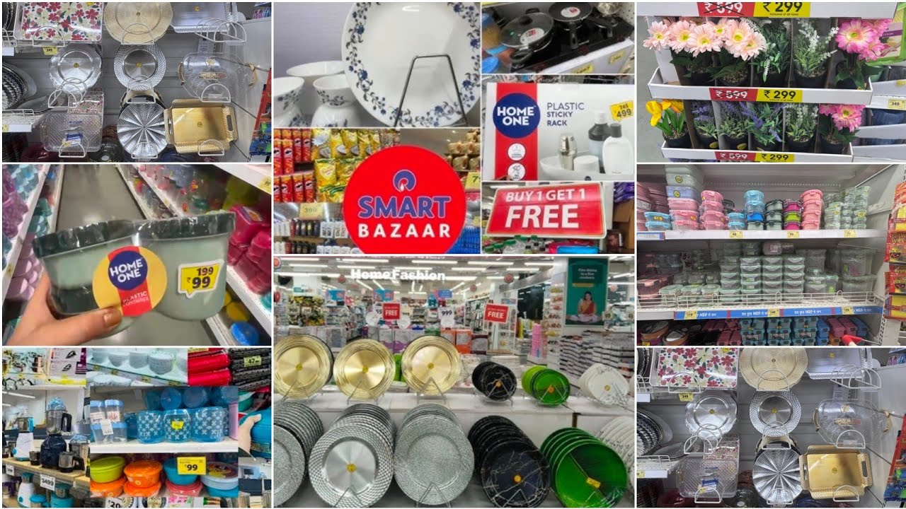 Reliance Smart Bazaar Clearances Sale 80% off, buy 1 get 1 offers, new kitchenware & household item