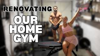We Completely Transformed Our Home Gym (Before & After)