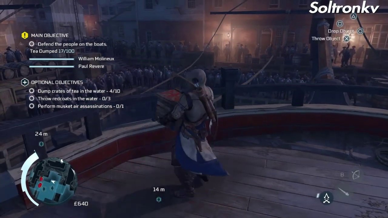 Assassin's Creed 3 Remastered Perform Musket Air assassination