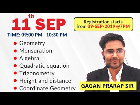 Advance Math Special Batch Full Details By Gagan Pratap Sir