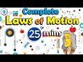 Newton's Laws of Motion ONE SHOT Revision video Physics Class 11 [IMP points, problems, formulas]