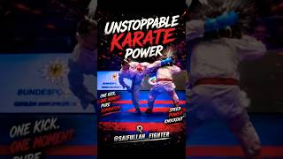 🔥UNSTOPPABLE KARATE POWER 💥🥋 #Shorts #karate #combat #youtubeshorts #sports #discipline #martialarts