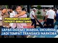 Detik-detik Unjuk Rasa di Depan Lapas Narkotika Bollangi Gowa Ricuh