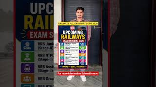 Railway Calendar 2026 All Exam Date Out 🔥#rrbntpc #railway #ytshorts #groupd #examdate #trending
