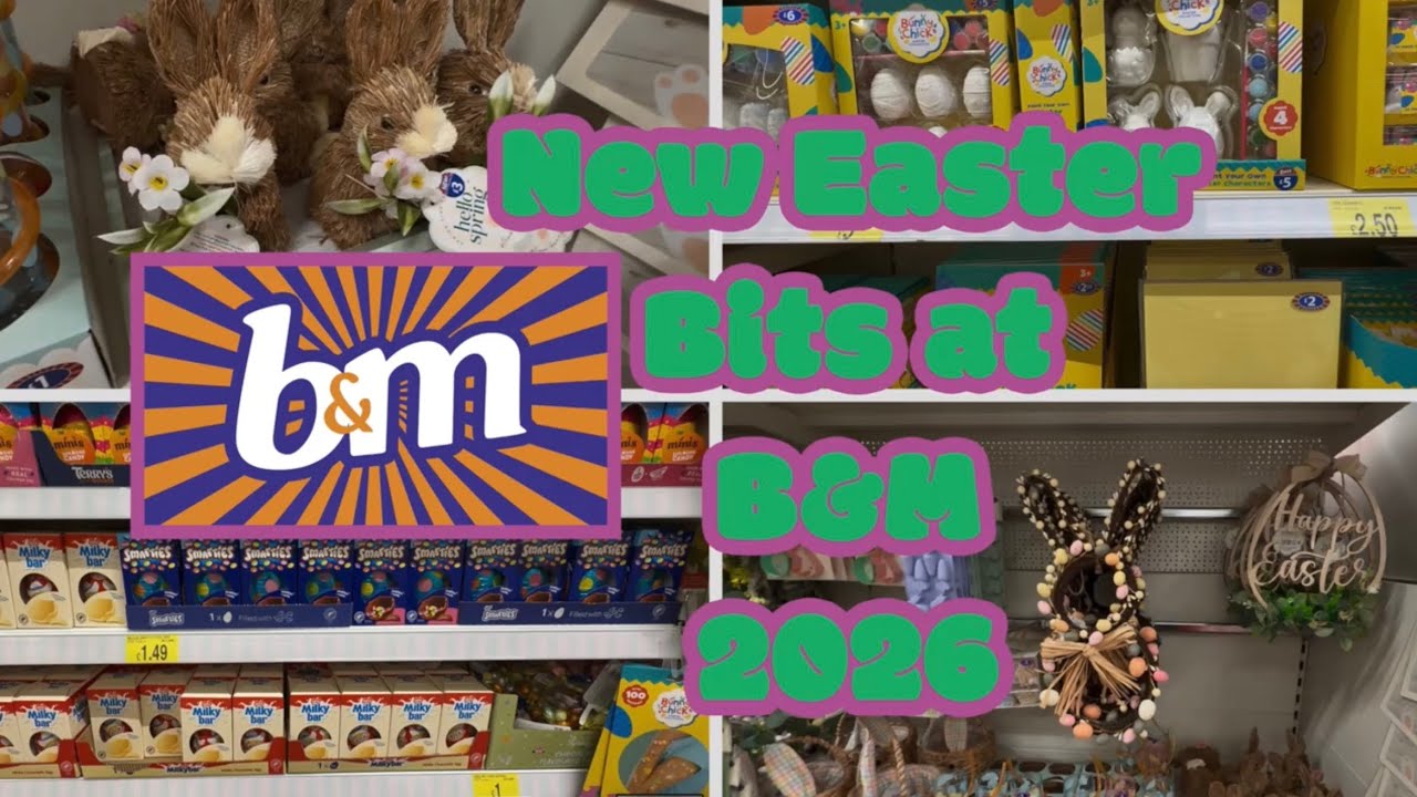 B&M Easter Range 2026 - Come shop with me!