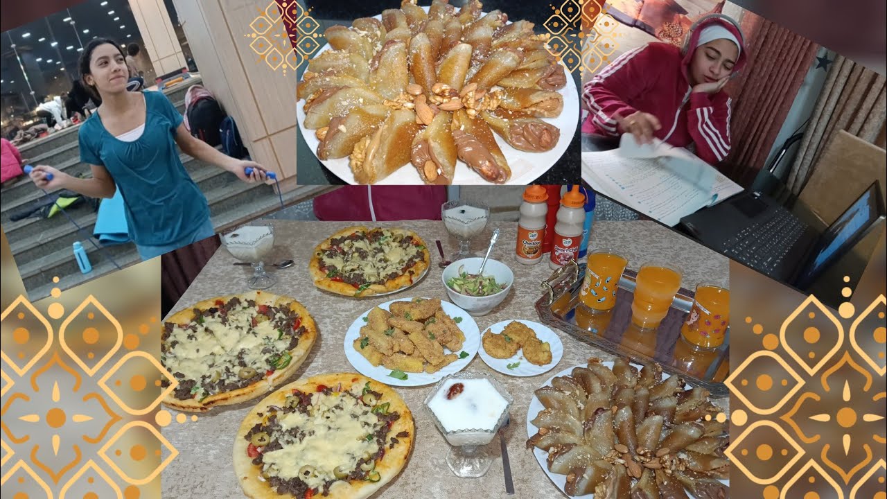 يوم طويل بس جميل 🥰 مدرسة وفطار وفتنس وسباحة 🥴