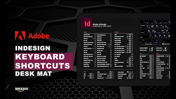 Adobe InDesign Keyboard Shortcut Desk Mat 🎨 Must-Have for Designers & Publishers!