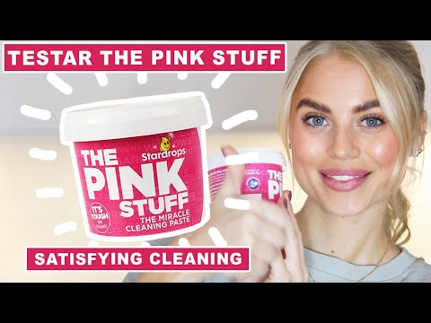TESTAR THE PINK STUFF  | Städhacks | Tiktok Cleaning Hacks | Städ-hacks | The Pink Stuff Review