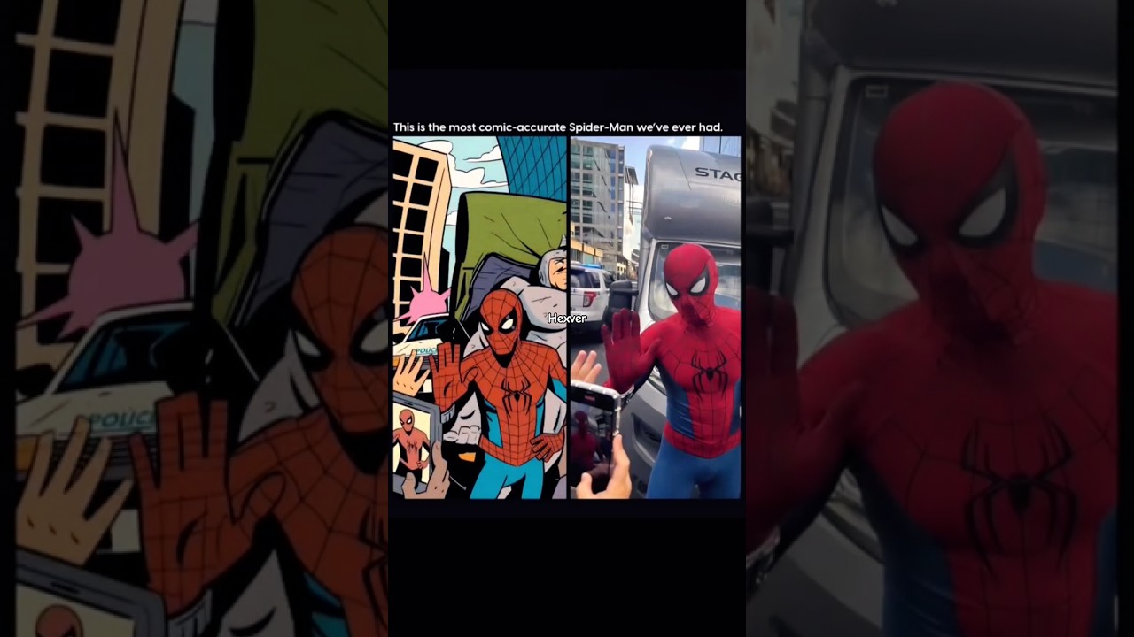 Most comic accurate spider man we've ever had✨ 