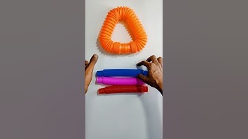 Relaxing and Creating ASMR POP-TUBE #asmr #satisfyingvideos #relaxing #oddasmr #insideout #creative