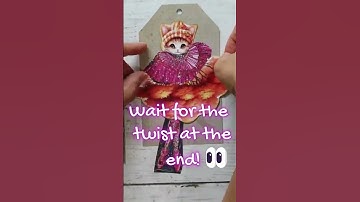 Easy Junk Journal Tag + Hidden Pocket Idea! ✨