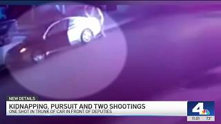 Audio captures moment gunfire erupts in Chino Hills after kidnapping pursuit