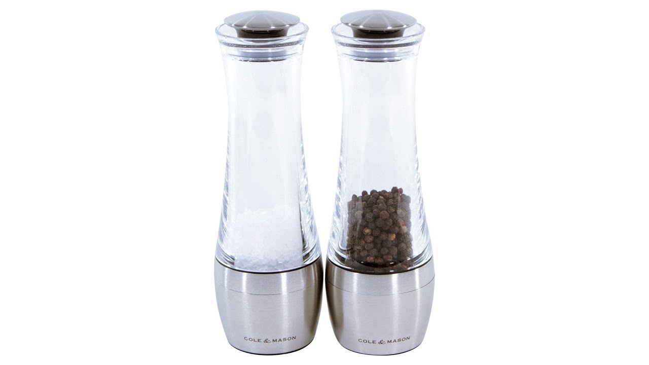 Cole & Mason Amesbury Salt & Pepper Grinder Set (H308798PU) YouTube