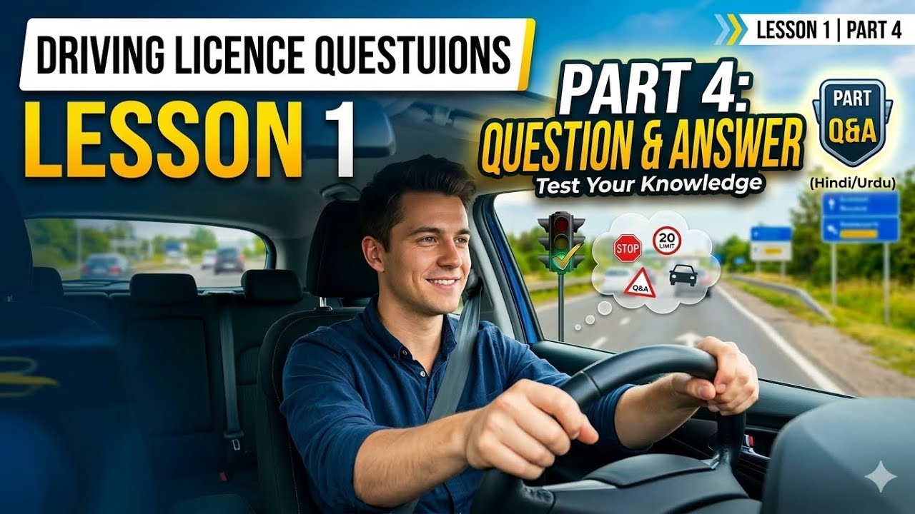 Pass Your Driving Test! | Important Questions & Answers (Part 4) - YouTube