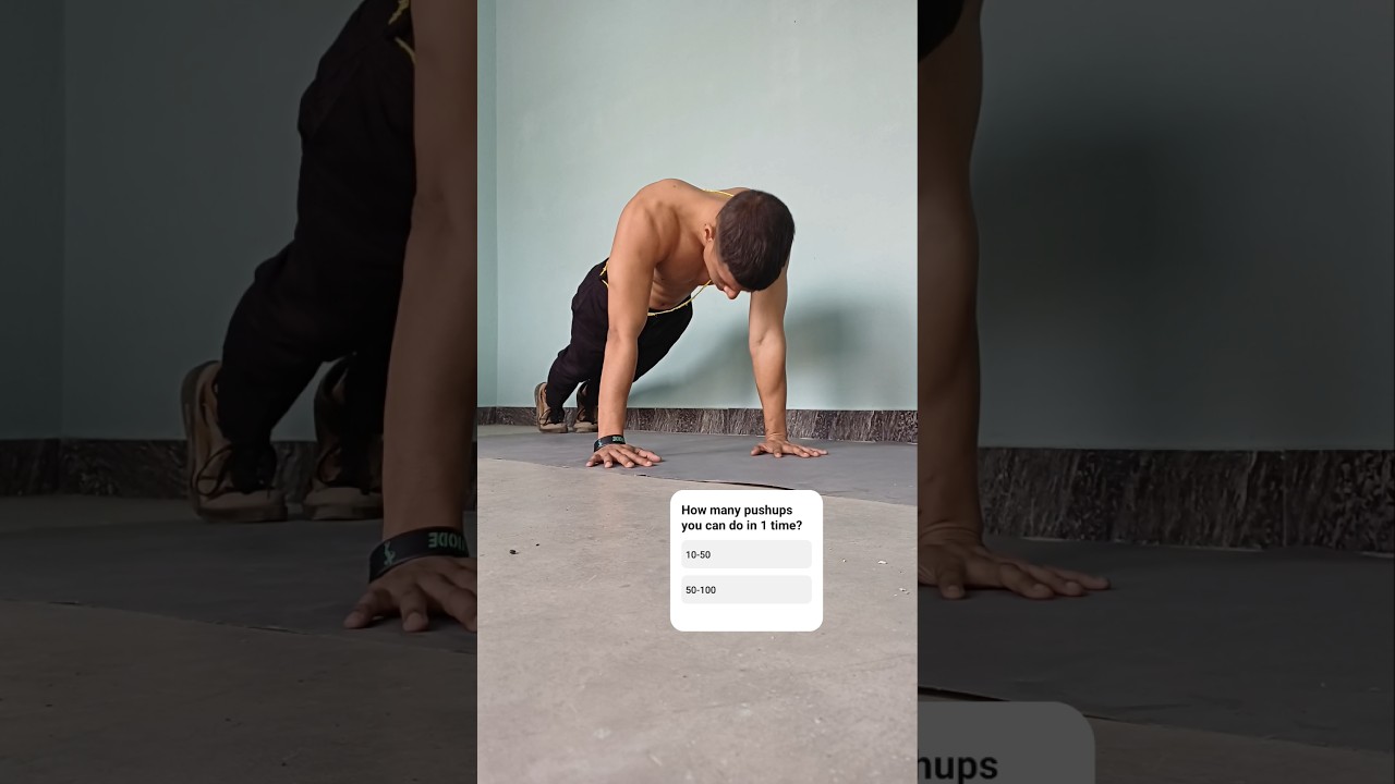 Day-1 of 100+ UNBROKEN Pushups @chanbrute