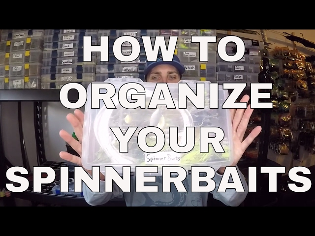 How to organize your Spinnerbaits and Buzzbaits 