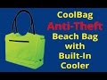 Cool Bag Locking Travel Beach Tote and Anti-Theft Beach Bag