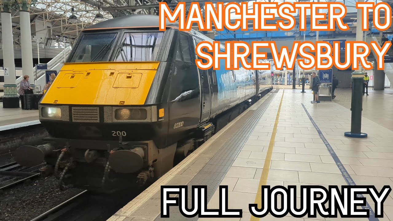 Manchester Piccadilly to Shrewsbury FULL TRAIN JOURNEY (4K)