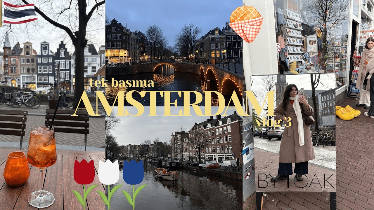 Tek Başıma Amsterdam Vlog 3🧇