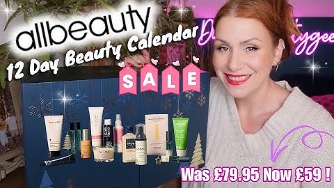 AllBeauty 12-Day Advent Calendar 2025 Unboxing | £360 Value for £59 (Was £79.95)