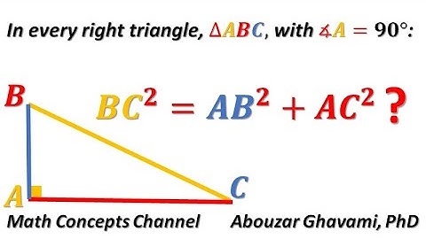 Pythagorean ( Pythagoras ) Theorem