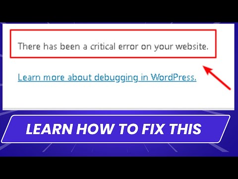 Fix - There Has Been A Critical Error On Your Website | Critical Errors - WordPress (100% Solution)