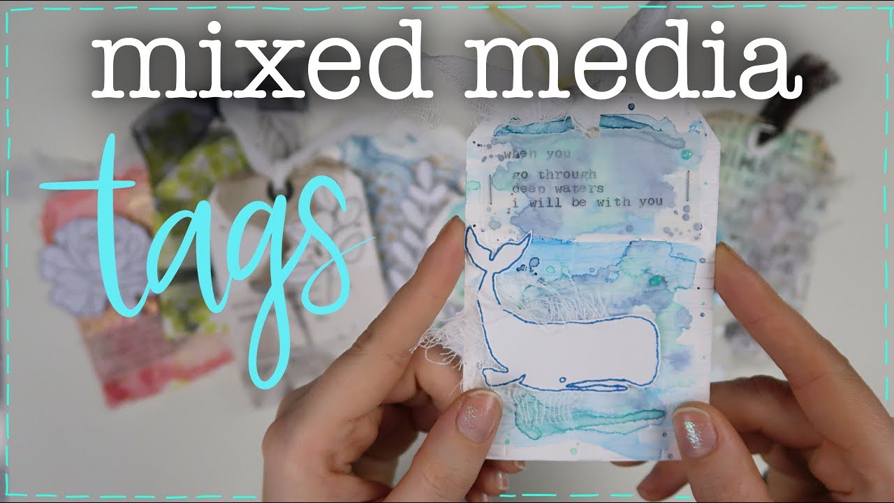 TAGS con TÉCNICAS MIXED MEDIA │ Llueve Tags