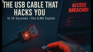“THE USB CABLE THAT HACKS YOU IN 10 SECONDS — The O.MG Exploit”