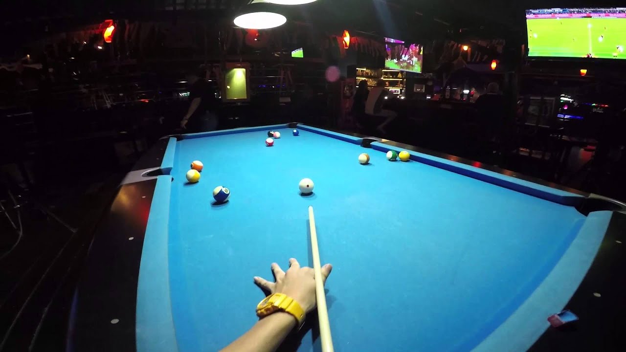 GoPro HERO4: play pool at Strikers Sports Pub ver 2 [Cruising in ...
