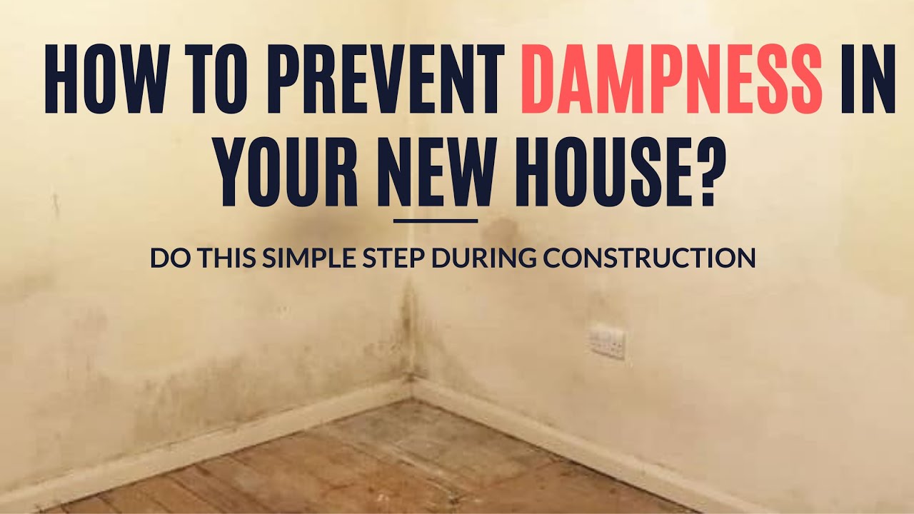 Simple tip to prevent DAMPNESS in walls Damp Proof Course DPC YouTube